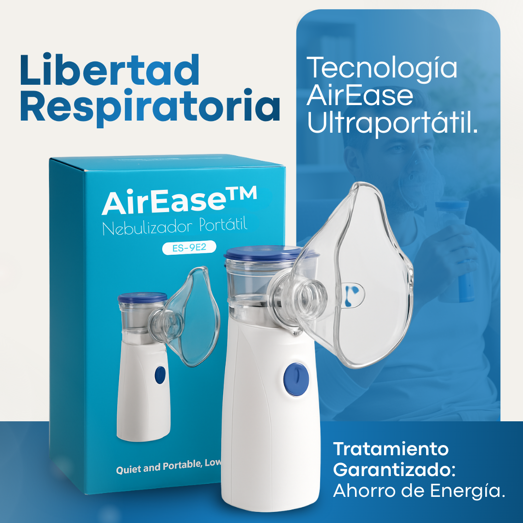 AirEase™ Nebulizador Portátil - Compra 1 y Llévate 2 GRATIS 🎁