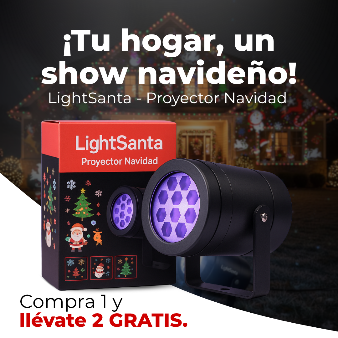 LightSanta - Proyector Navidad - Compra 1 Llevate 2 GRATIS 🎁