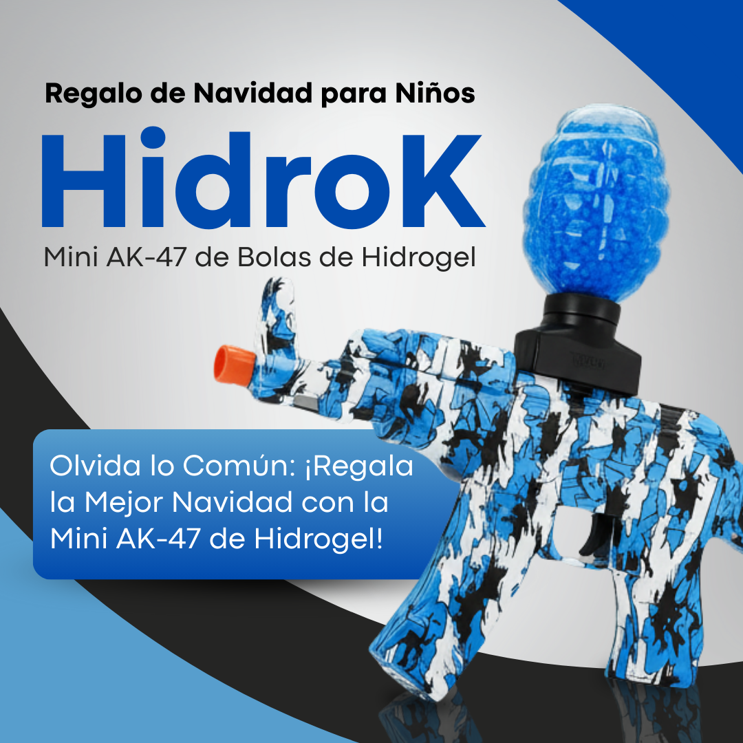 HidroK - Mini AK-47 de Bolas de Hidrogel