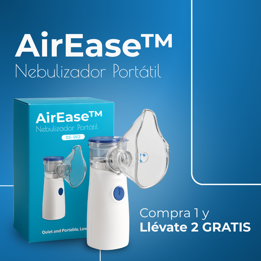 AirEase™ Nebulizador Portátil - Compra 1 y Llévate 2 GRATIS 🎁
