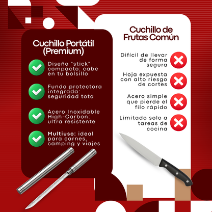 Cuchillo Delgado - Compre 1 y Llevate 2 GRATIS 🎁