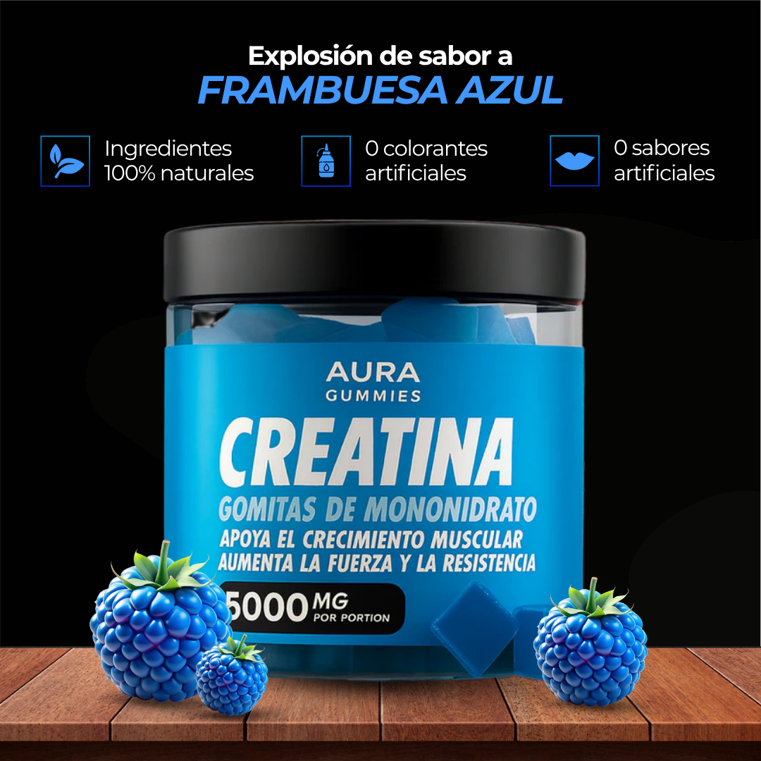 Aura Gomitas De Creatina - Compra 1 Llevate 2 GRATIS 🎁