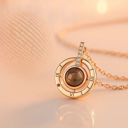 Collar Te Amo Mil Veces En Oro Rose + Caja Rosa Roja GRATIS 🌹🎁